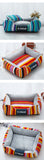Striped Dog Bed