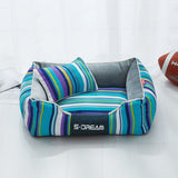 Striped Dog Bed