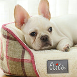Plaid Dog Bed