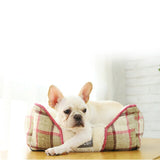 Plaid Dog Bed